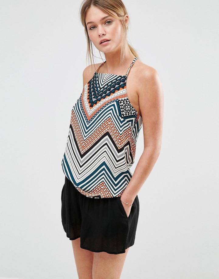 Oasis Chevron Stripe Cami - Multi