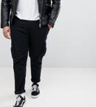 Duke Plus Cargo Pants In Tapered Fit With Stretch - Black