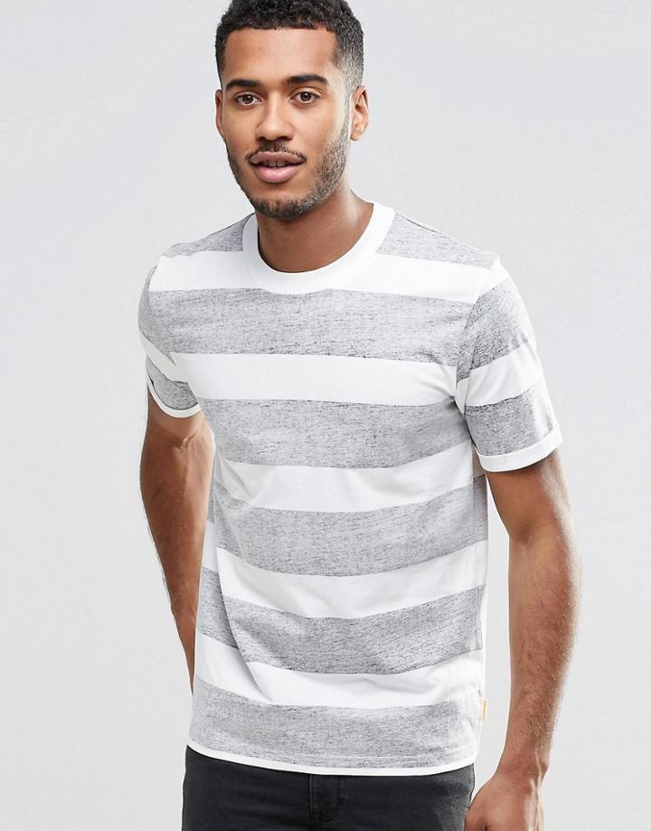 Jack & Jones Reverse Stripe T-shirt - Black