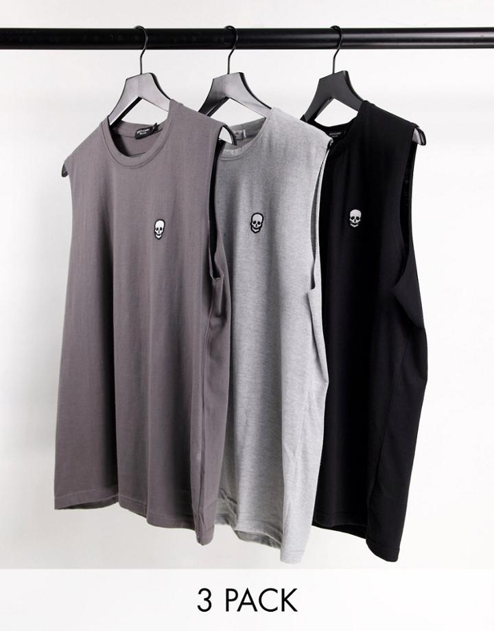 Bolongaro Trevor Lounge Tank In 3 Pack-multi