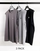 Bolongaro Trevor Lounge Tank In 3 Pack-multi