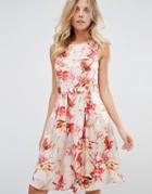 Boss Orange By Hugo Boss Floral Print Sleeveless Shift - Multi