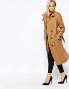 Oasis Military Trench Coat - Beige
