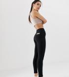 Asos 4505 Petite High Waist Sports Legging With Black Spandex - Black