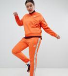 Puma Exclusive To Asos Plus Taped Side Stripe Track Pants In Orange - Orange