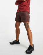 Asos 4505 Training Shorts With Utility Pockets-brown