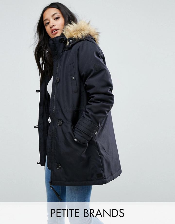 Vero Moda Petite Padded Parka - Black