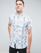 Produkt Short Sleeve Shirt With All Over Print - White