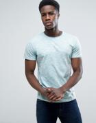 Solid T-shirt In Marl - Green