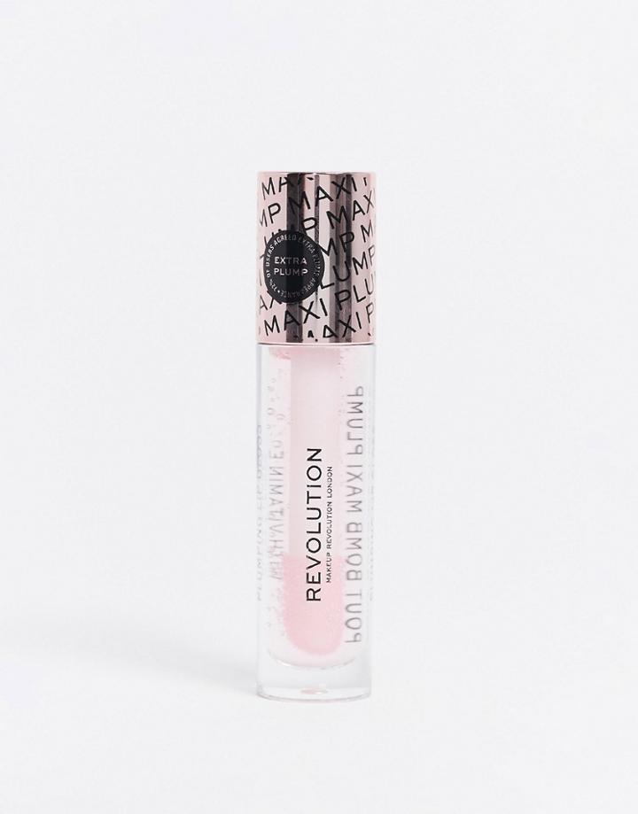Revolution Pout Bomb Maxi Plumping Lip Gloss - Divine-clear