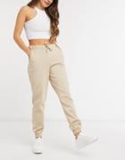 Vero Moda Sweatpants In Camel-neutral