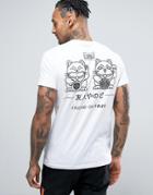 Friend Or Faux Back Print T-shirt - Navy