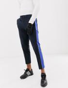 J.lindeberg Golf Ivan Micro Stretch Pants With Side Taping In Navy - Navy