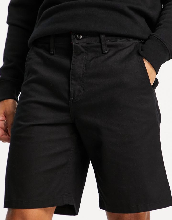 Vans Authentic Relaxed Chino Shorts In Black