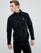 Jack & Jones Core Fleece Track Jacket - Black