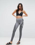 Abercrombie & Fitch Santoni Legging With Logo - Gray