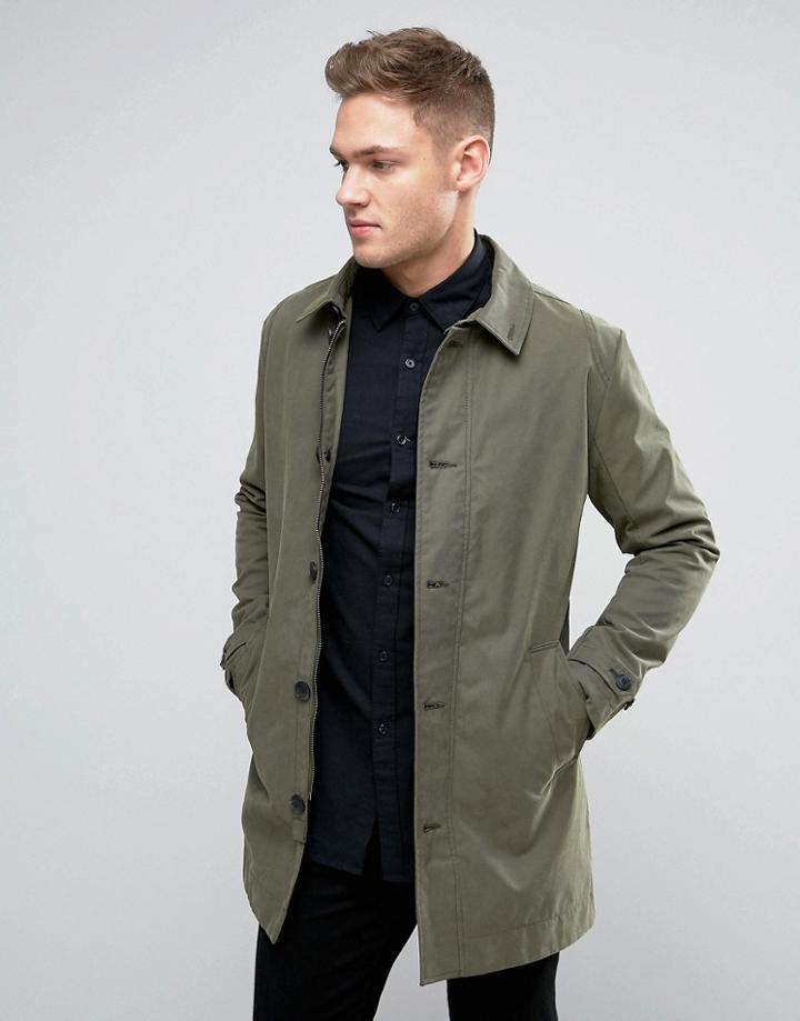 Jack & Jones Premium Trench - Green