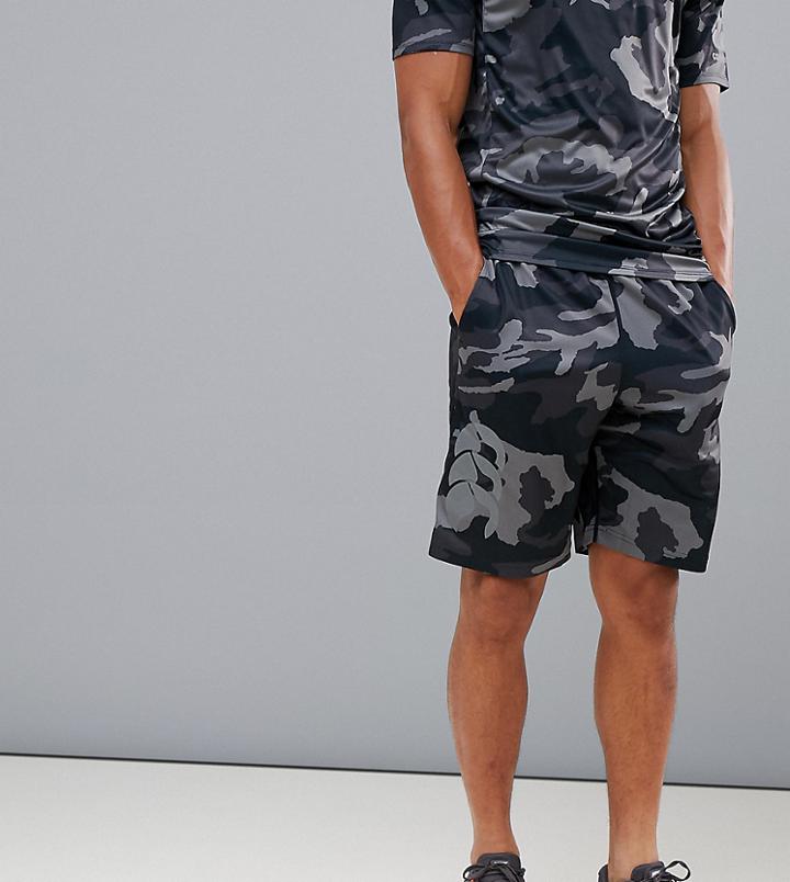 Canterbury Vapodri Camo Stretch Knit Shorts In Black Exclusive To Asos - Black