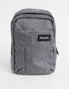 French Connection Melton Flight Bag In Gray Mel-grey