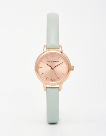Olivia Burton Mint & Rose Gold Watch - Mint