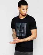 Adidas Originals Backboard Logo Fill T-shirt In Black Ao0754 - Black