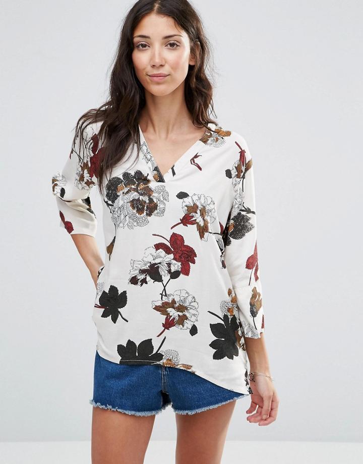 B.young Gisa Floral Print Blouse - Multi