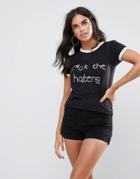 Lasula F The Haters T-shirt - Black