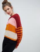 Only Stripe Sweater-multi