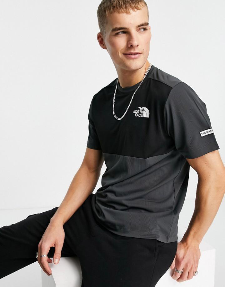 The North Face Mountain Athletic Hybrid T-shirt In Gray