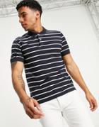 Only & Sons Polo In Navy-black