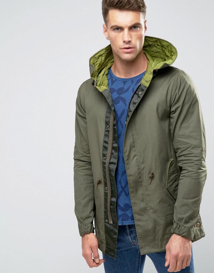 Scotch And Soda Parka - Green