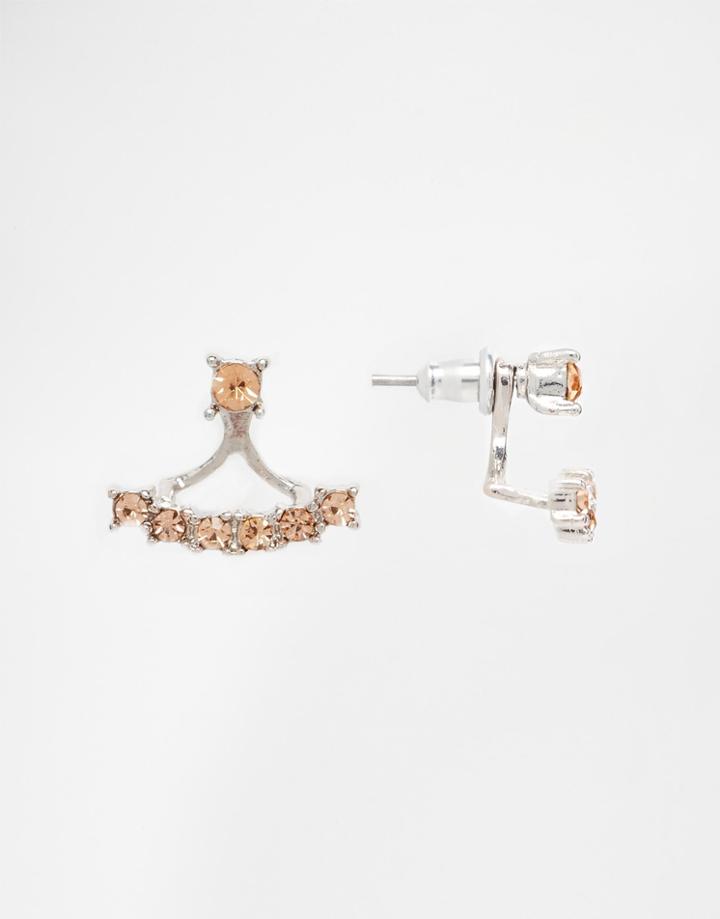 Asos Opulent Swing Earrings - Pink