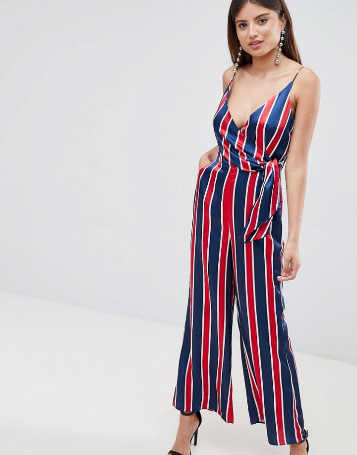 Finders Stripe Cami Jumpsuit - Multi