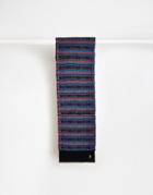 Original Penguin Fairisle Wool Scarf - Blue