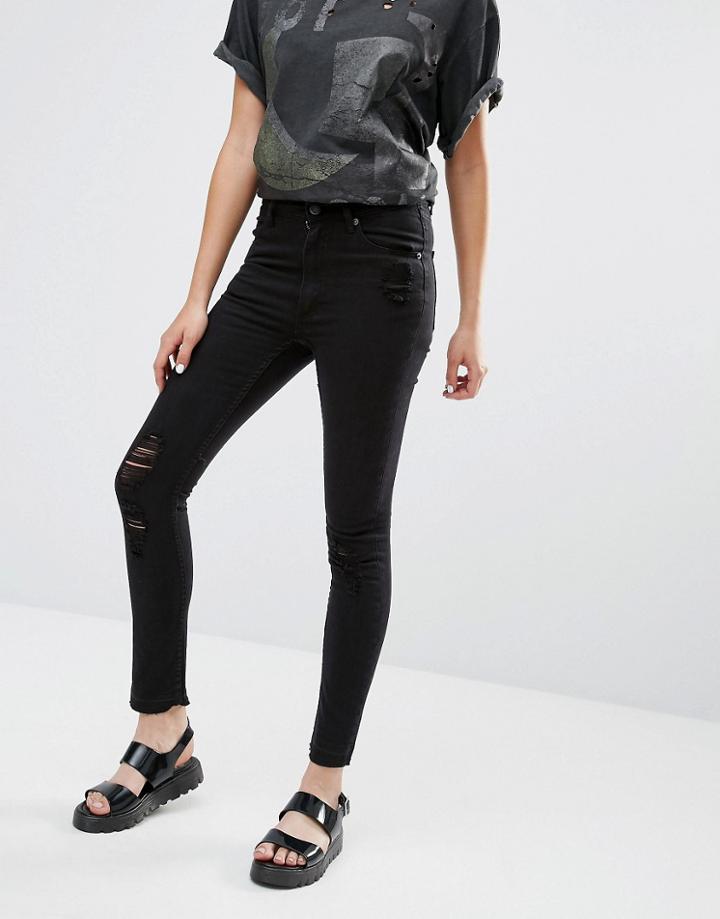 Cheap Monday Second Skin Skinny Jean L28 - Black