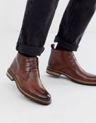 Silver Street Leather Chukka Boot In Brown
