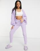 Missguided Sweatpants In Lilac - Part Of A Set-purple