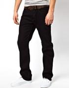 Diesel Jeans Waykee 886z Straight Fit Black - Black