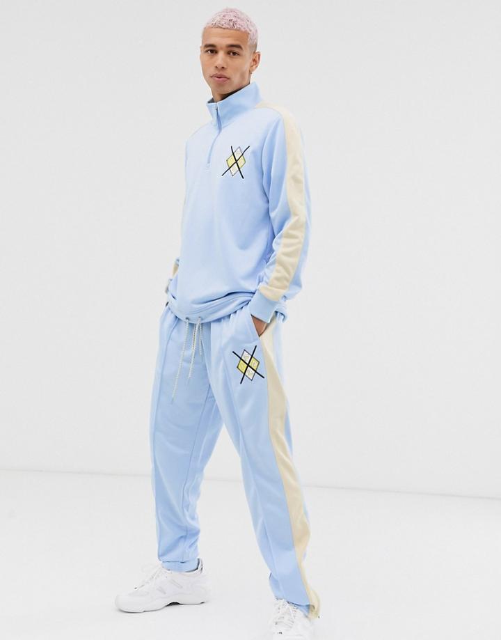 Fila Claudio Track Pant In Powder Blue