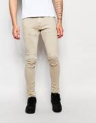 G-star Color Jeans 5620 3d Super Slim Stretch Stone Overdye - Stone