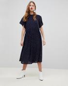 Y.a.s Polka Dot Smock Dress - Multi