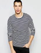 Selected Homme Stripe Long Sleeve Top