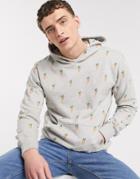 Carrots All-over Print Hoodie In Gray-grey