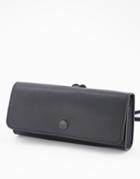 Asos Design Sunglasses Case In Black Faux Leather
