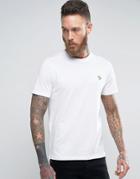 Ps By Paul Smith T-shirt Zebra Logo Slim Fit In White