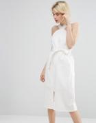 Vero Moda A Line Midi Dress - White