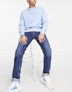Weekday Friday Slim Jeans In Ocean Blue-blues