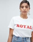 Missguided Royal T-shirt - White