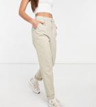 Asos Design Tall Chino Pants In Stone-neutral