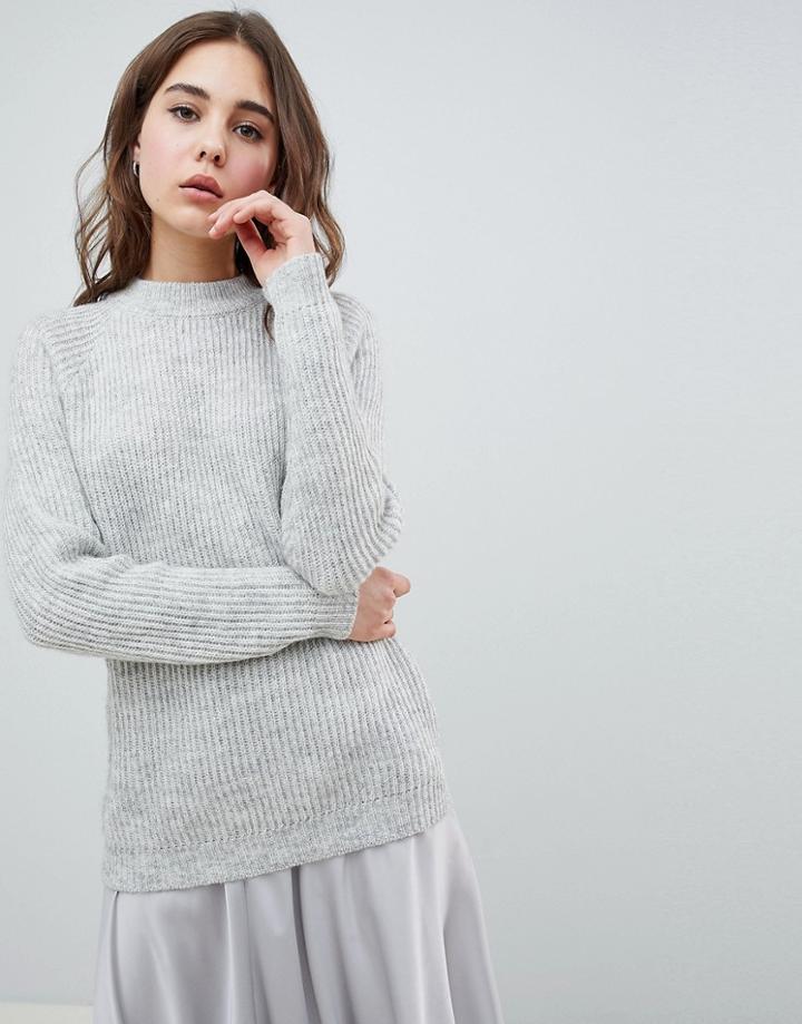 Minimum Round Neck Sweater-gray